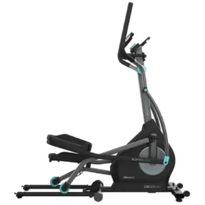 Drumfit Elliptical 8000 Motor Pro Bicicleta elíptica de resistencia magnética regulable a motor. APP. Plegable. Pantalla LCD con soporte para dispositivos. Volante de inercia 8 kg. Pulsómetro. Zancada 40 cm. Peso máximo de 110 kg y altura máxima 190 cm.
