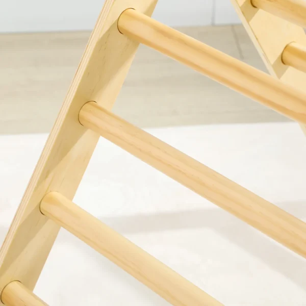 Escalada para Niños de 18-48 Meses para Cultivar Habilidades de Equilibrio y Coordinación 82x66x71 cm Natural - Imagen 3