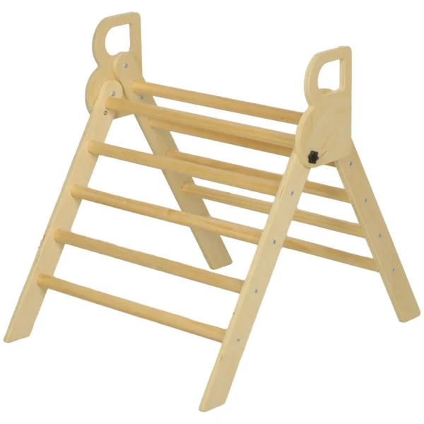 Escalada para Niños de 18-48 Meses para Cultivar Habilidades de Equilibrio y Coordinación 82x66x71 cm Natural - Imagen 2