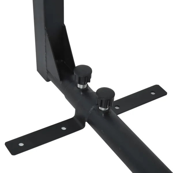 Soporte de Pared para Saco de Boxeo Regulable 57 A 81CM Soporte de Pared para Saco de Boxeo con Gancho Bolsa Pesada MMA Tubo Robusto de Acero Carga Máx. 100 kg Negro - Imagen 3