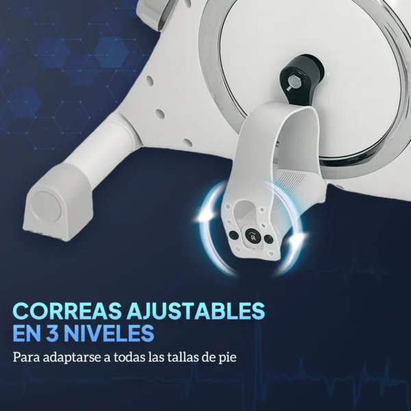 Mini Bicicleta Estática con Resistencia Magnética Pantalla LCD y Pedales Antideslizantes para Ejercitar Brazos y Piernas - Imagen 6