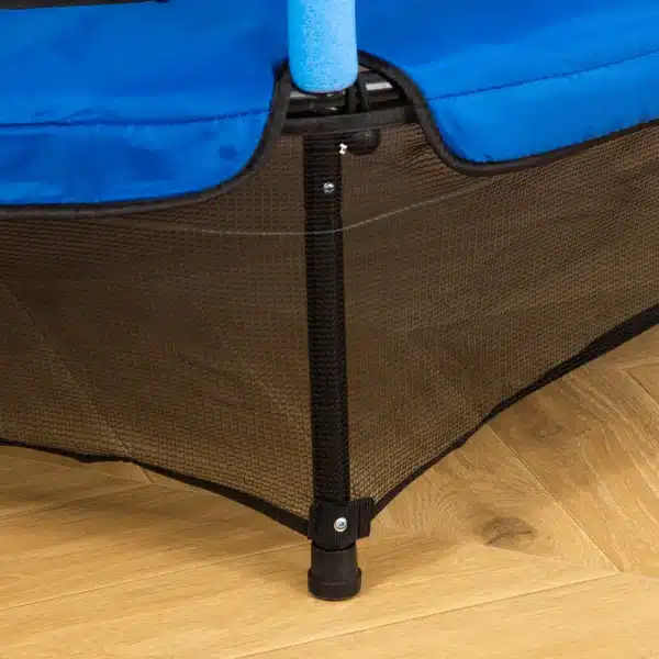Cama Elástica Infantil Ø140x160 cm Trampolín para Niños de +3 Años con Red de Seguridad y Marco de Acero para Interior y Exterior Azul - Imagen 2