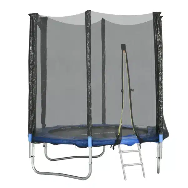 Trampolín de exterior con red de seguridad Ø180 cm para niños y adultos CAMA ELASTICA