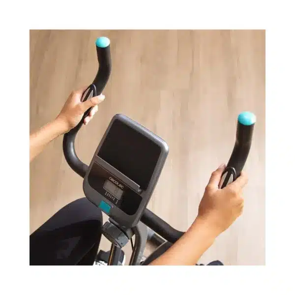Drumfit X-Bike 3000 Neo Bicicleta estática plegable. Pantalla LCD. Volante de inercia 3 Kg. Resistencia magnética variable. Sillín confort. Soporte para tablet y ruedas de transporte. - Imagen 2