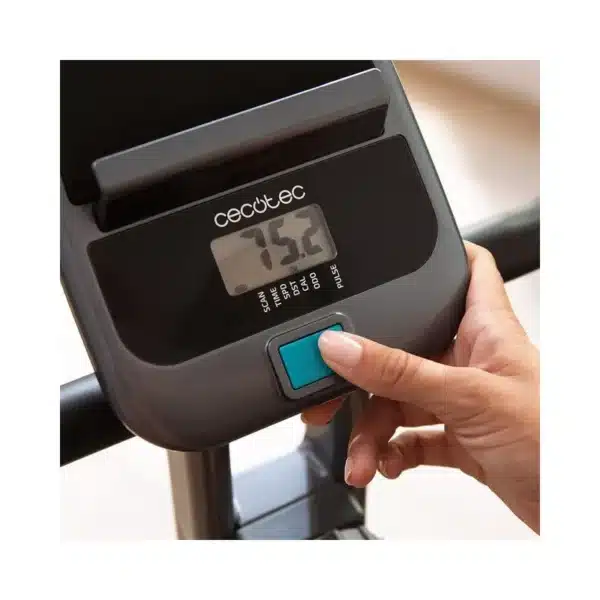 Drumfit X-Bike 3000 Neo Bicicleta estática plegable. Pantalla LCD. Volante de inercia 3 Kg. Resistencia magnética variable. Sillín confort. Soporte para tablet y ruedas de transporte. - Imagen 4
