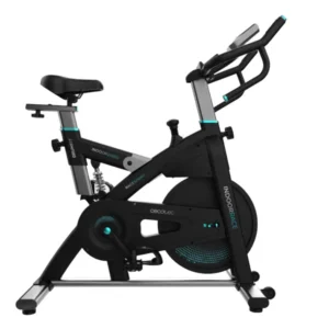 DrumFit Indoor 24000 Race Sprint Bicicleta de ciclismo indoor con volante de inercia de 24 Kg. APP. Pulsómetro. Pantalla LCD. Soporte para dispositivos y botella. Ruedas de transporte. Sillín ajustable vertical y horizontalmente. Peso máximo de 120 kg y altura máxima 190 cm.
