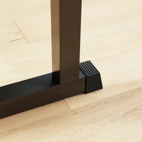 Banco de Pesas con Soportes para Barra y Respaldo Ajustable para Entrenamiento Completos de Cuerpo Negro - Imagen 5