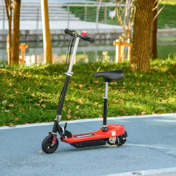 Trotinette eléctrica 120 W Plegable para niños 7-14 años, 15 Km/h Máx PATINETE CON ASIENTO - Imagen 7