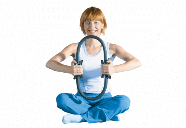Aro Pilates fibra de vidrio Apoyo ergonómico. Ø38 cm - Imagen 4