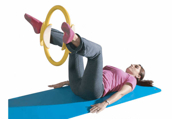 Aro Pilates fibra de vidrio Apoyo ergonómico. Ø38 cm - Imagen 3