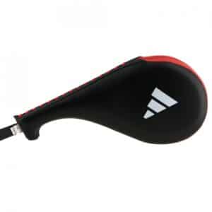 MITT DOBLE ADIDAS DE P.U. ADITDT03 (NEGRO/ROJO) PALA BOXEO
