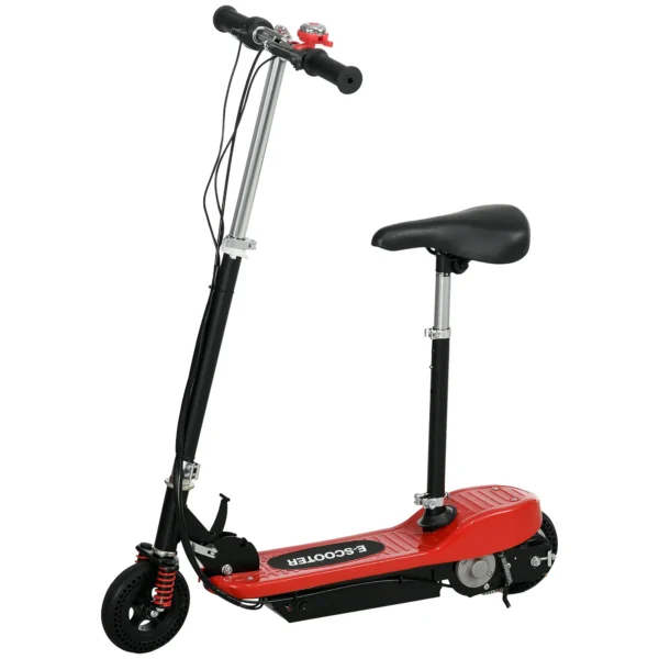 Trotinette eléctrica 120 W Plegable para niños 7-14 años, 15 Km/h Máx PATINETE CON ASIENTO - Imagen 3