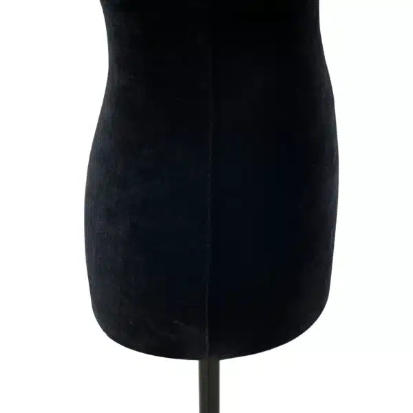 Maniquí de Costura Ajustable a 130-168 cm con Trípode de Madera para Fotografía de Moda Exposición de Prendas Negro - Imagen 4