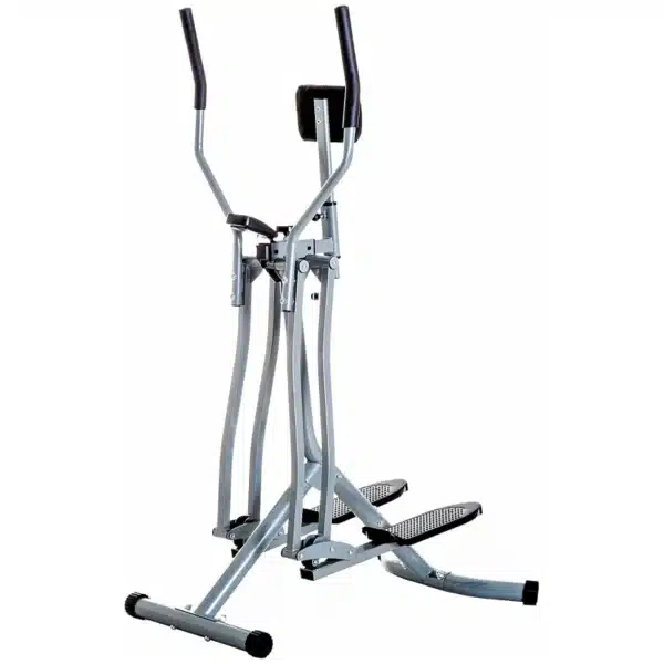 Bicicleta Elíptica Ajustable con Pantalla Carga 110 kg Air Walker para Entrenamiento Cintura Caderas 96x60x152 cm Gris - Imagen 12