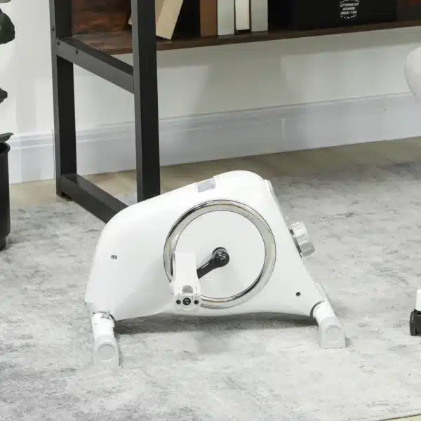 Mini Bicicleta Estática con Resistencia Magnética Pantalla LCD y Pedales Antideslizantes para Ejercitar Brazos y Piernas - Imagen 4