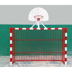 PORTERÍAS FÚTBOL SALA ANTIVANDÁLICAS CON CANASTA