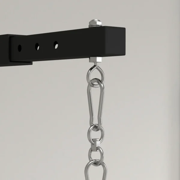 Soporte de pared para saco de boxeo ajustable a 5 longitudes, resistente hasta 60 kg, para entrenamiento de boxeo, kickboxing - Imagen 4