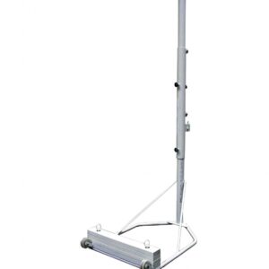 Juego postes voleibol de acero de ø80 mm portátiles