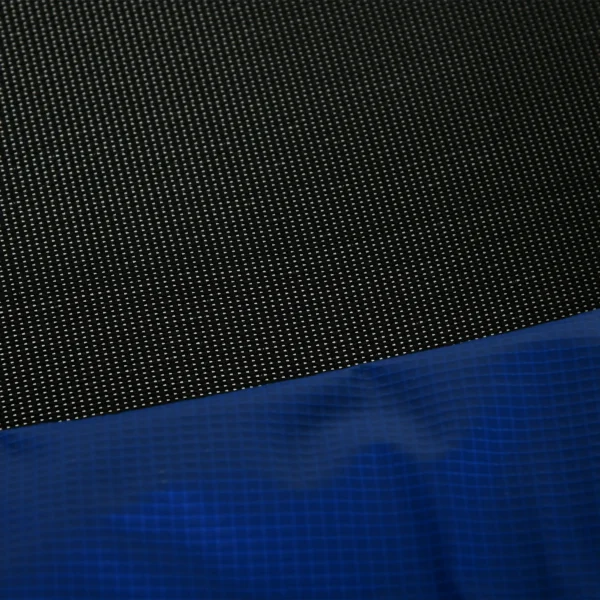 Trampolín para Niños Adultos Ø305x250 cm con Red de Seguridad Escalera Cubierta de Bordes y Marco de Acero Azul CAMA ELASTICA - Imagen 4