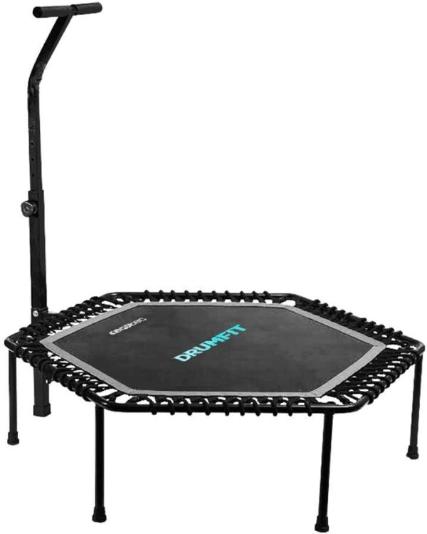 Drumfit Jump 920 Trampolín de fitness cama elástica. 92 cm de diámetro. Base de 6 patas. Máximo peso del usuario 100 Kg. CAMA ELASTICA