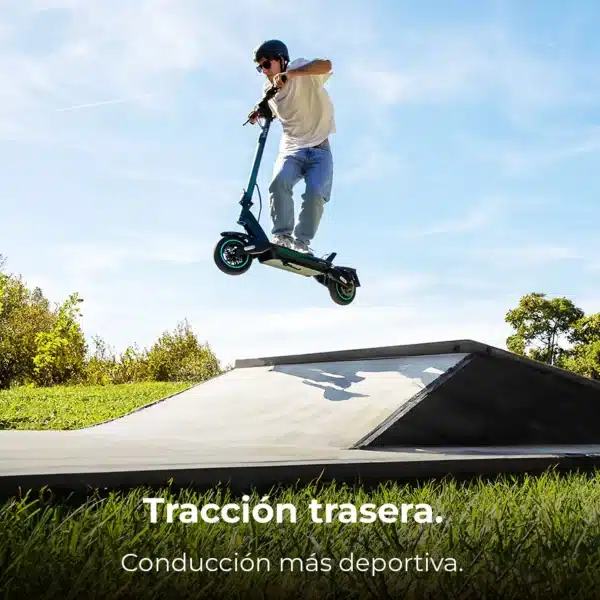 Bongo Serie Y65 Patinete eléctrico con motor de 1200 W (500 W nominal) y autonomía de 65 km. Ruedas de 10” y doble suspensión. Cumple con todos los requisitos de la nueva normativa española de circulación - Imagen 5