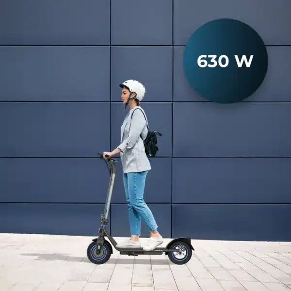 Bongo D20 XL Connected Patinete eléctrico con potencia máxima de 630 W que permite superar pendientes y desplazarse por cualquier superficie. Con autonomía de hasta 20 km. Cumple con todos los requisitos de la nueva normativa española de circulación. Connexión con App movil - Imagen 6