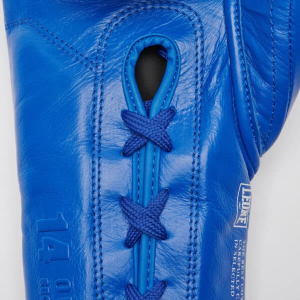 GUANTES DE BOXEO THE GREATEST CUERDA /10/12/14 OZ / GN111L BLANCO/ROJO/NEGRO/AZUL CUERO NATURAL - Imagen 16