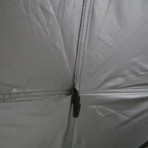 Tienda de Camping Pop-up para 2-3 Personas Impermeable 2000 mm con Bolsa de Trasporte 210x210x150 cm Verde/PLATA - Imagen 4
