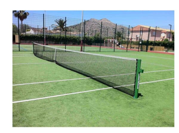Juego de postes de tenis metálicos anclados ø 80mm - Imagen 3