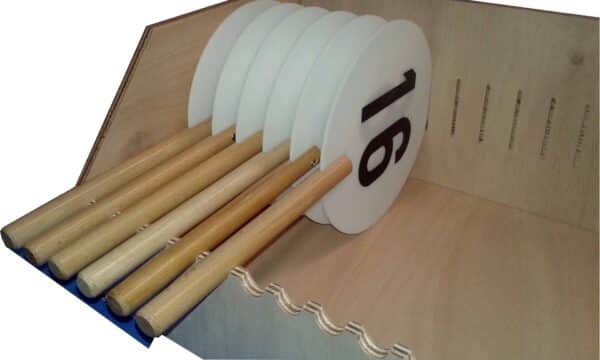 Juego de tablillas para arbitraje de voleibol numeración 1 al 18 - Imagen 4