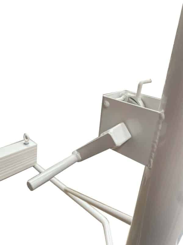Juego de postes de tenis portátiles metálicos - Imagen 5