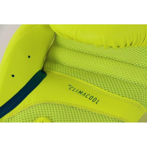 GUANTE DE BOXEO ADIDAS SPEED 100 (AMARILLO SOLAR/AZUL) - Imagen 6