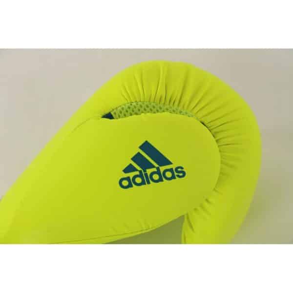 GUANTE DE BOXEO ADIDAS SPEED 100 (AMARILLO SOLAR/AZUL) - Imagen 4
