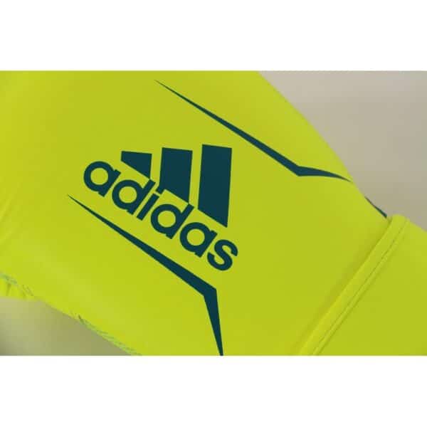 GUANTE DE BOXEO ADIDAS SPEED 100 (AMARILLO SOLAR/AZUL) - Imagen 3