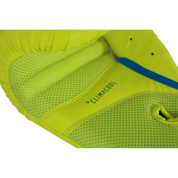 GUANTE DE BOXEO ADIDAS SPEED 100 (AMARILLO SOLAR/AZUL) - Imagen 2