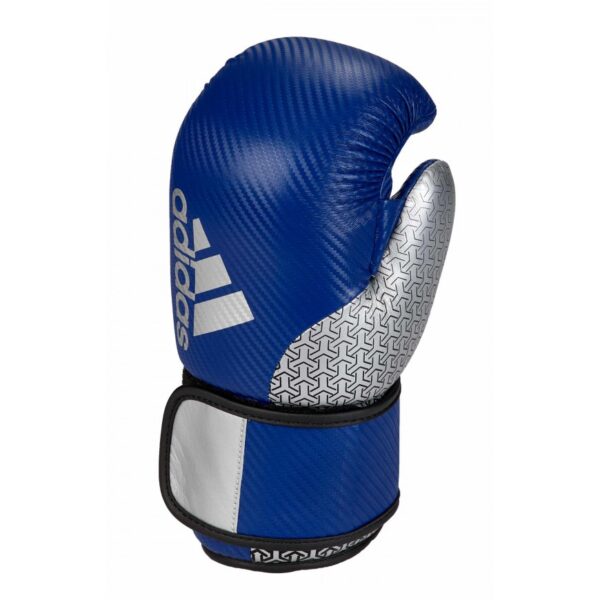 GUANTES ADIDAS PRO POINT FIGHT WAKO AZUL/PLATEADO - ADIKBPF300 KICKBOXING - Imagen 4