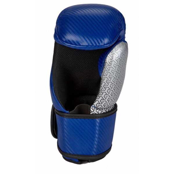 GUANTES ADIDAS PRO POINT FIGHT WAKO AZUL/PLATEADO - ADIKBPF300 KICKBOXING - Imagen 2