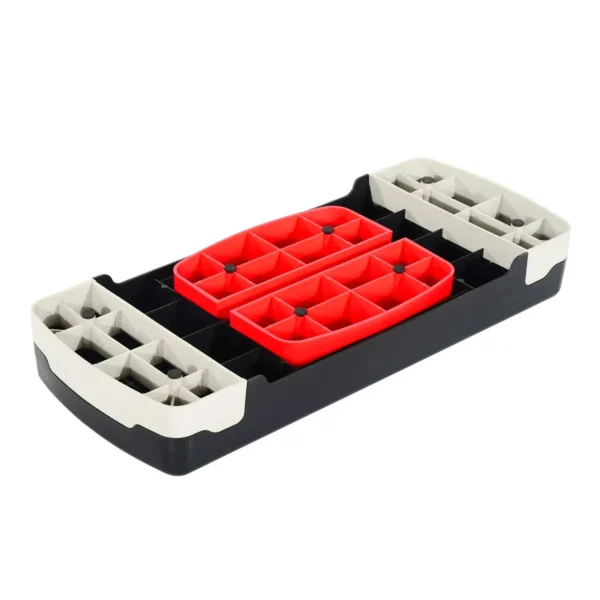 Step para Fitness Stepper Aeróbic Step de Aeróbic Antideslizante con Altura Regulable 2 Niveles de 10/15 cm Carga 150 kg para Ejercicio en Casa Gimnasio 68x29x15 cm Negro y Rojo - Imagen 7