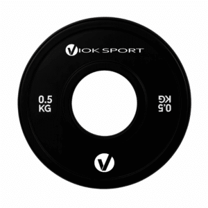Disco fraccional halterofilia negro 0,5/1,5/2,5 KG