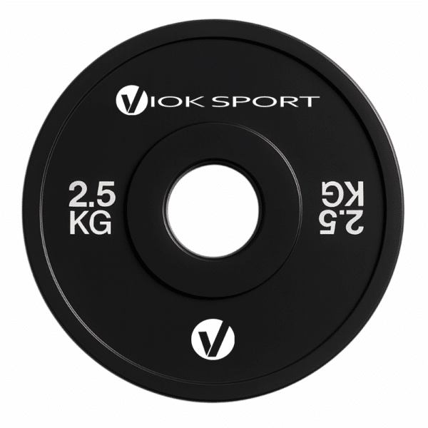 Disco fraccional halterofilia negro 0,5/1,5/2,5 KG - Imagen 4