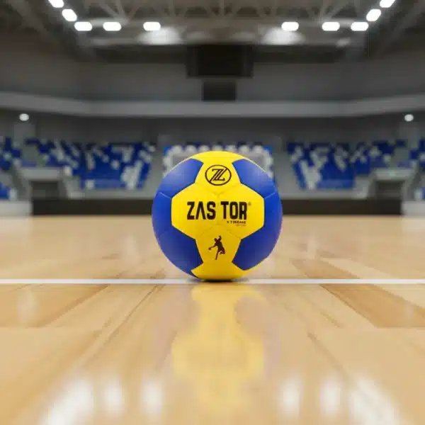 Balón balonmano X-TREME HB2400 amarillo/azul Disponible en talla 00-0-1-2-3 - Imagen 5
