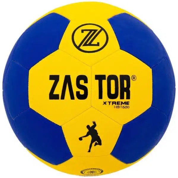 Balón balonmano X-TREME HB2400 amarillo/azul Disponible en talla 00-0-1-2-3 - Imagen 4