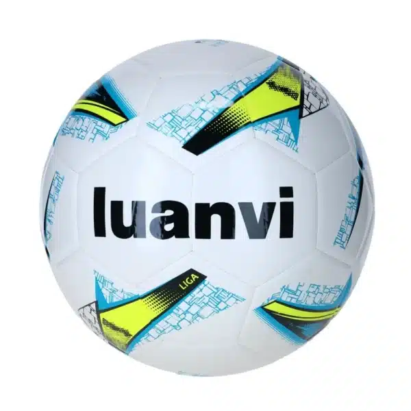 Balón Luanvi Liga Blanco/Amarillo T-3 - Imagen 3