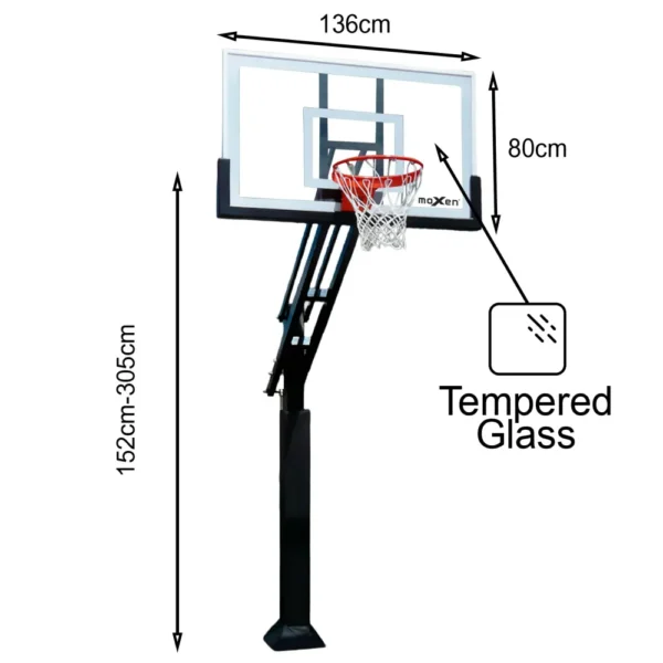 Canasta basket MAMBA 1.50-3.05 m baloncesto - Imagen 11