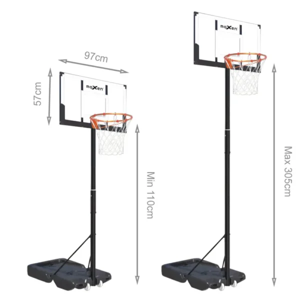 Canasta basket trasladable ADMIRAL 1.10 - 3.05 m - Imagen 4
