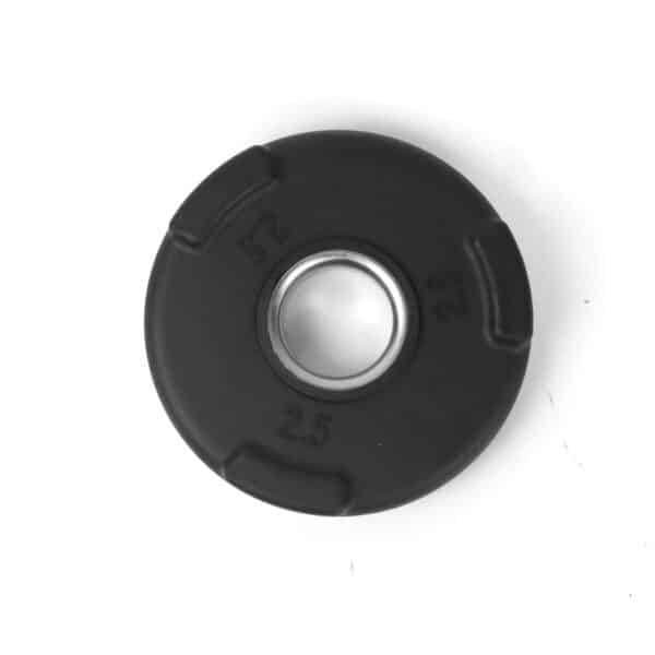 #Discos olímpicos engomados con agarre 50MM DIAMETRO INTERIOR - Imagen 2
