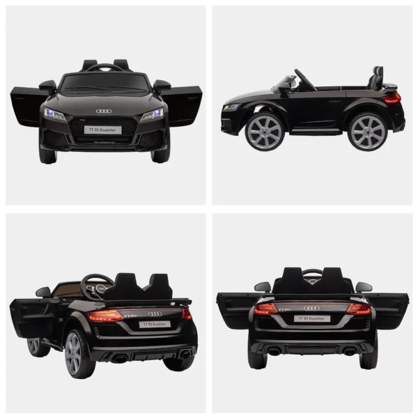 Coche Eléctrico para Niños de 3+ Años Audi TT Eléctrico 12V con Velocidad 3 km/h Mando a Distancia 102x60x44 cm - Imagen 4