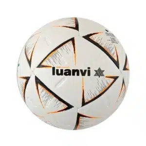 Balón Fútbol Sala Luanvi Oficial FFCV Blanco/Negro /Naranja T-58