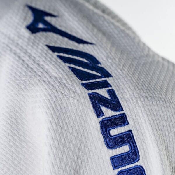 JUDOGI MIZUNO "KEIKO 2.0" BLANCO C/BANDAS AZULES - Imagen 2