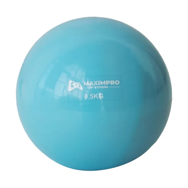 Pelota lastrada BUMBA 0.5 kg Azul claro - Imagen 4